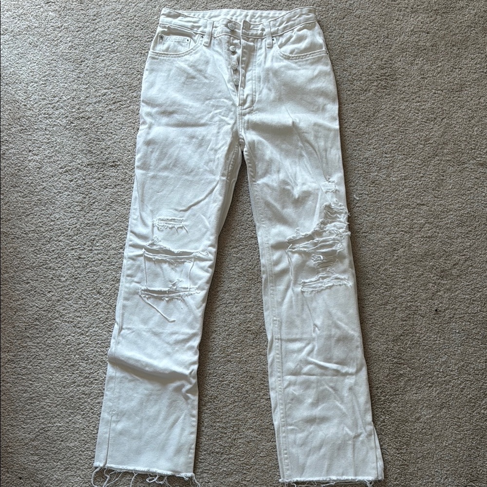 Ksubi White Distressed Women Jeans